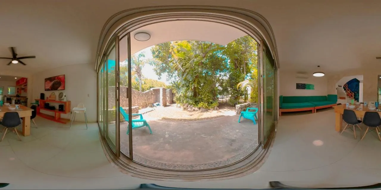 Villa Coral Cerebro de Espacio Yocte con Alberca a 10min de la 5taAv Playa del Carmen México